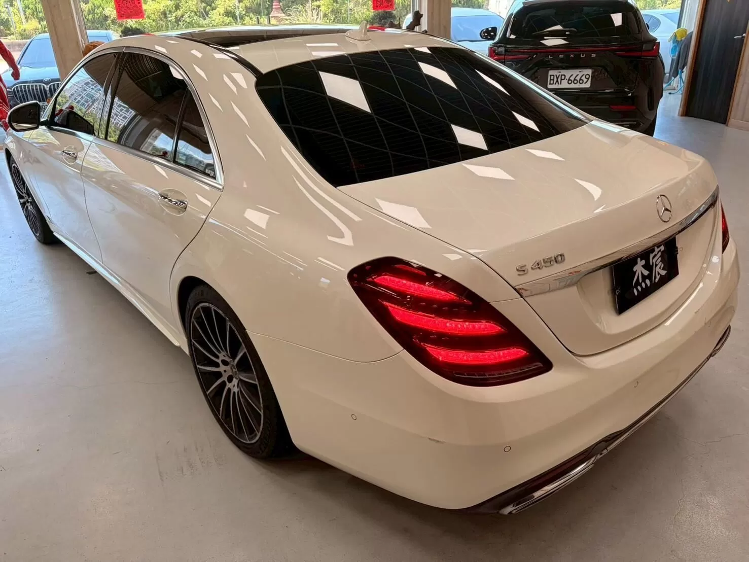 2018 賓士 S450L 白 3.0