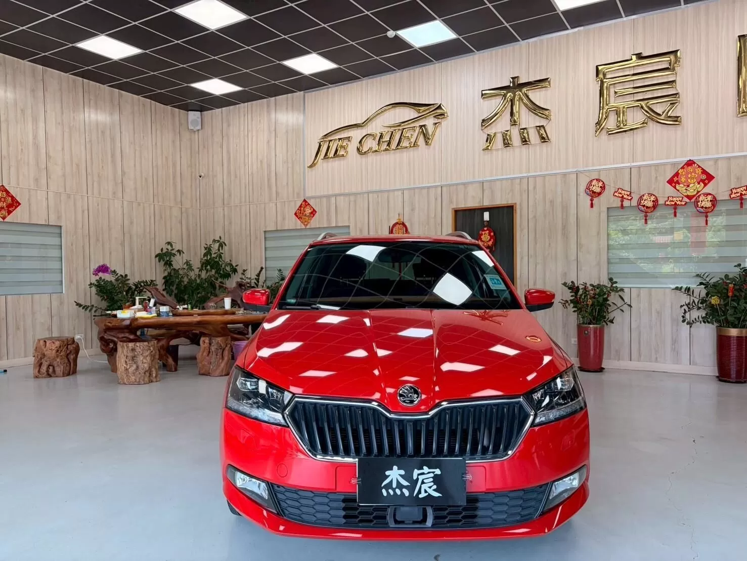 2019 SKODA Fabia combi 紅 1.0